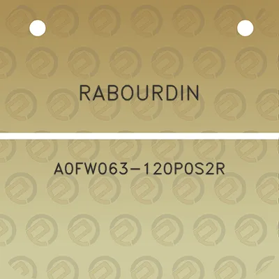 rabourdin-a0fw063-120p0s2r