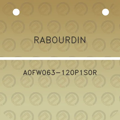 rabourdin-a0fw063-120p1s0r