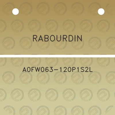 rabourdin-a0fw063-120p1s2l