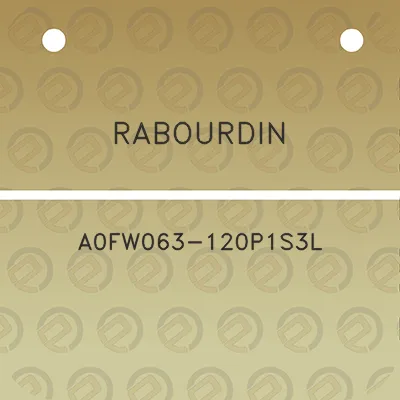 rabourdin-a0fw063-120p1s3l