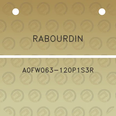 rabourdin-a0fw063-120p1s3r