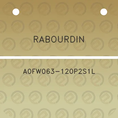 rabourdin-a0fw063-120p2s1l