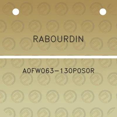 rabourdin-a0fw063-130p0s0r