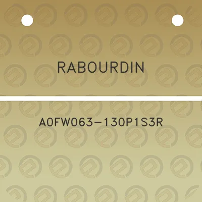 rabourdin-a0fw063-130p1s3r