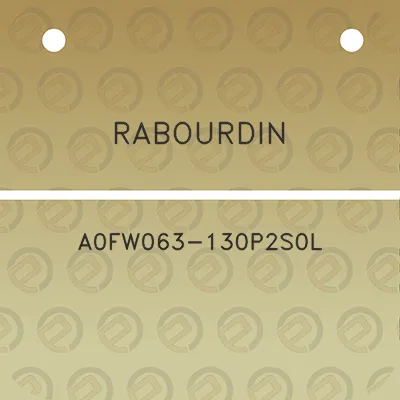 rabourdin-a0fw063-130p2s0l