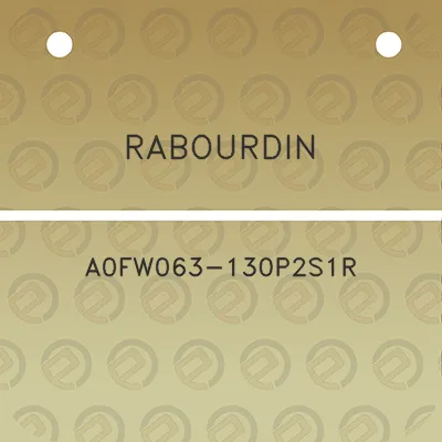 rabourdin-a0fw063-130p2s1r