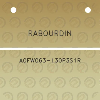 rabourdin-a0fw063-130p3s1r