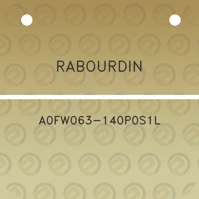 rabourdin-a0fw063-140p0s1l