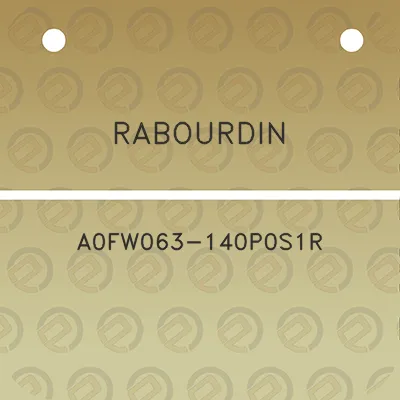 rabourdin-a0fw063-140p0s1r