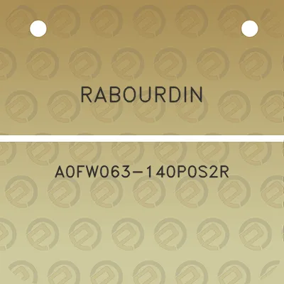 rabourdin-a0fw063-140p0s2r