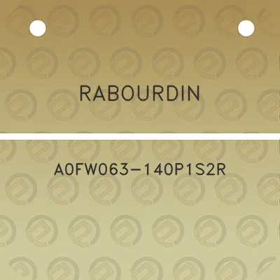 rabourdin-a0fw063-140p1s2r