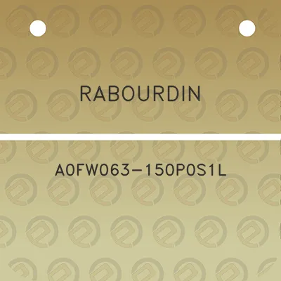 rabourdin-a0fw063-150p0s1l