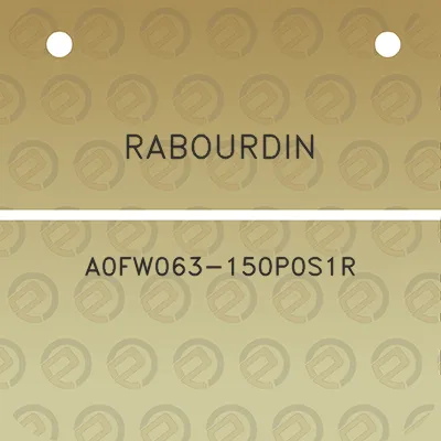 rabourdin-a0fw063-150p0s1r