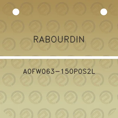 rabourdin-a0fw063-150p0s2l