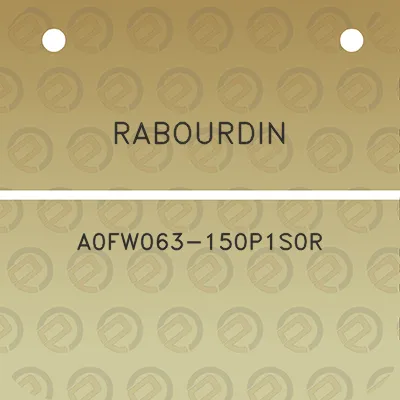 rabourdin-a0fw063-150p1s0r