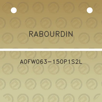 rabourdin-a0fw063-150p1s2l