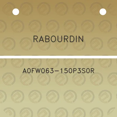 rabourdin-a0fw063-150p3s0r