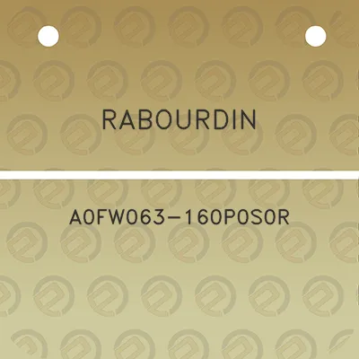 rabourdin-a0fw063-160p0s0r