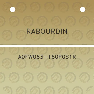 rabourdin-a0fw063-160p0s1r