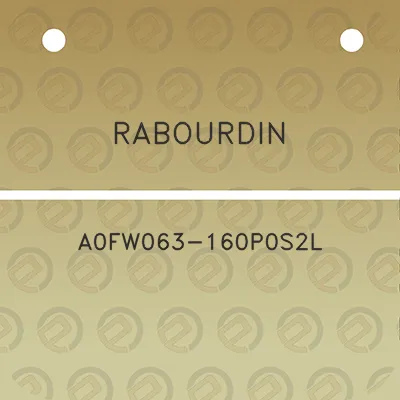 rabourdin-a0fw063-160p0s2l