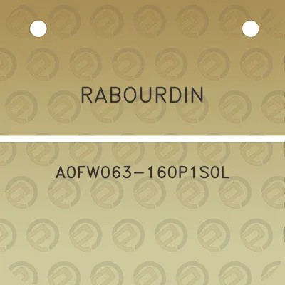 rabourdin-a0fw063-160p1s0l