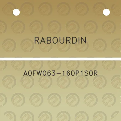 rabourdin-a0fw063-160p1s0r