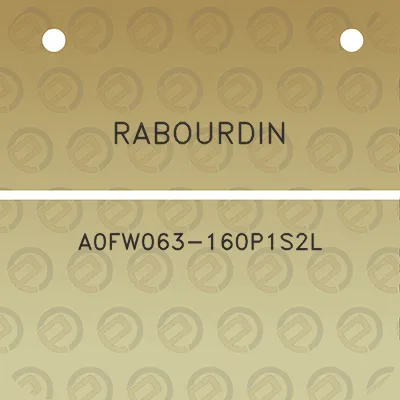 rabourdin-a0fw063-160p1s2l