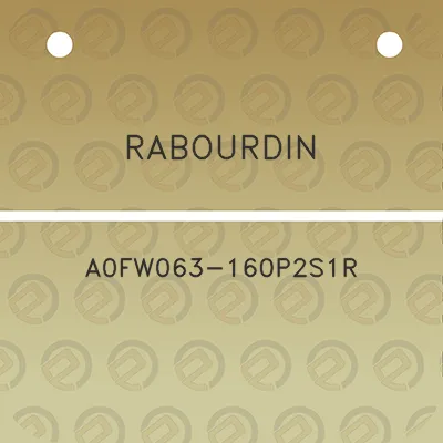 rabourdin-a0fw063-160p2s1r