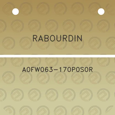 rabourdin-a0fw063-170p0s0r