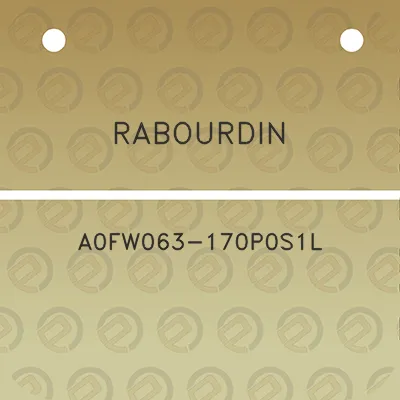 rabourdin-a0fw063-170p0s1l