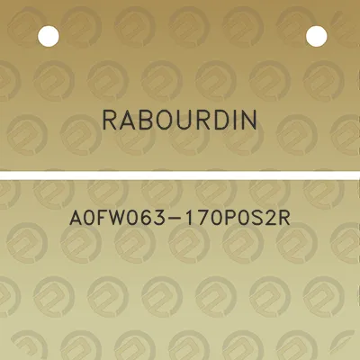 rabourdin-a0fw063-170p0s2r