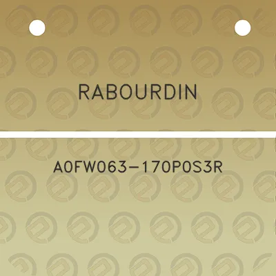 rabourdin-a0fw063-170p0s3r