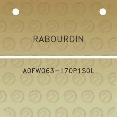 rabourdin-a0fw063-170p1s0l