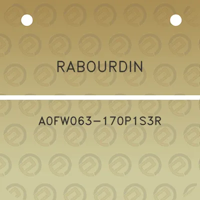 rabourdin-a0fw063-170p1s3r