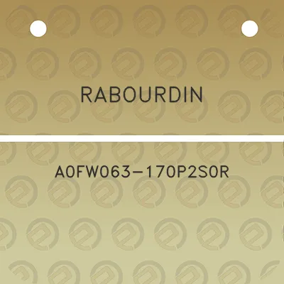 rabourdin-a0fw063-170p2s0r