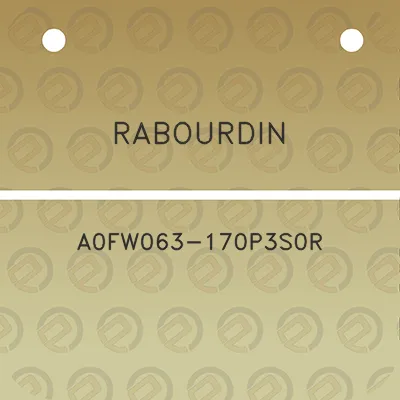 rabourdin-a0fw063-170p3s0r