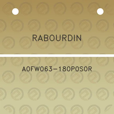 rabourdin-a0fw063-180p0s0r