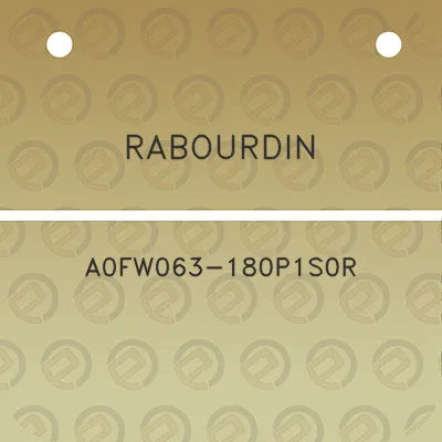 rabourdin-a0fw063-180p1s0r