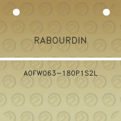 rabourdin-a0fw063-180p1s2l