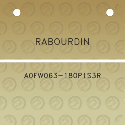 rabourdin-a0fw063-180p1s3r