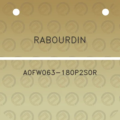 rabourdin-a0fw063-180p2s0r