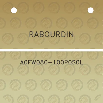 rabourdin-a0fw080-100p0s0l