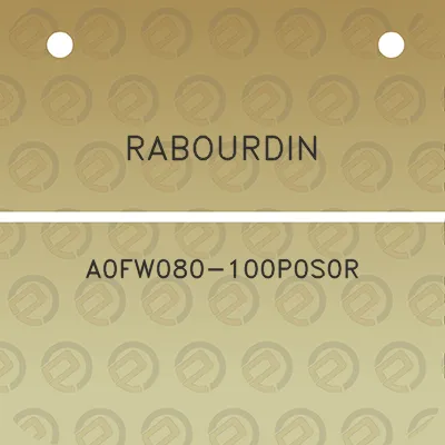 rabourdin-a0fw080-100p0s0r