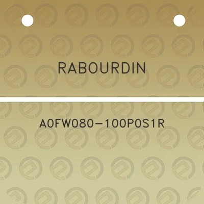 rabourdin-a0fw080-100p0s1r