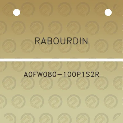 rabourdin-a0fw080-100p1s2r