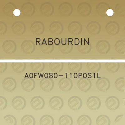 rabourdin-a0fw080-110p0s1l