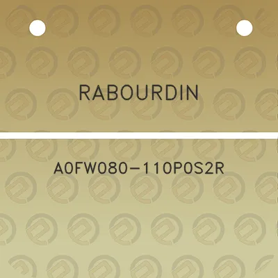 rabourdin-a0fw080-110p0s2r