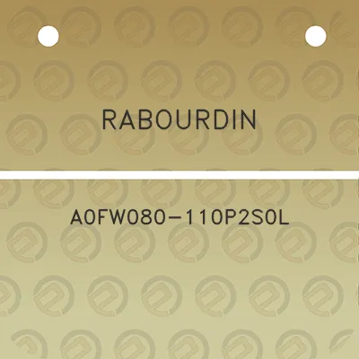 rabourdin-a0fw080-110p2s0l