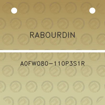 rabourdin-a0fw080-110p3s1r