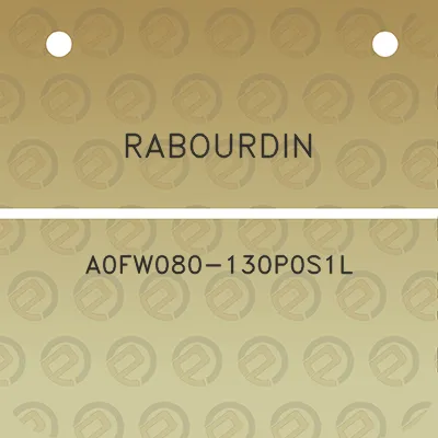 rabourdin-a0fw080-130p0s1l